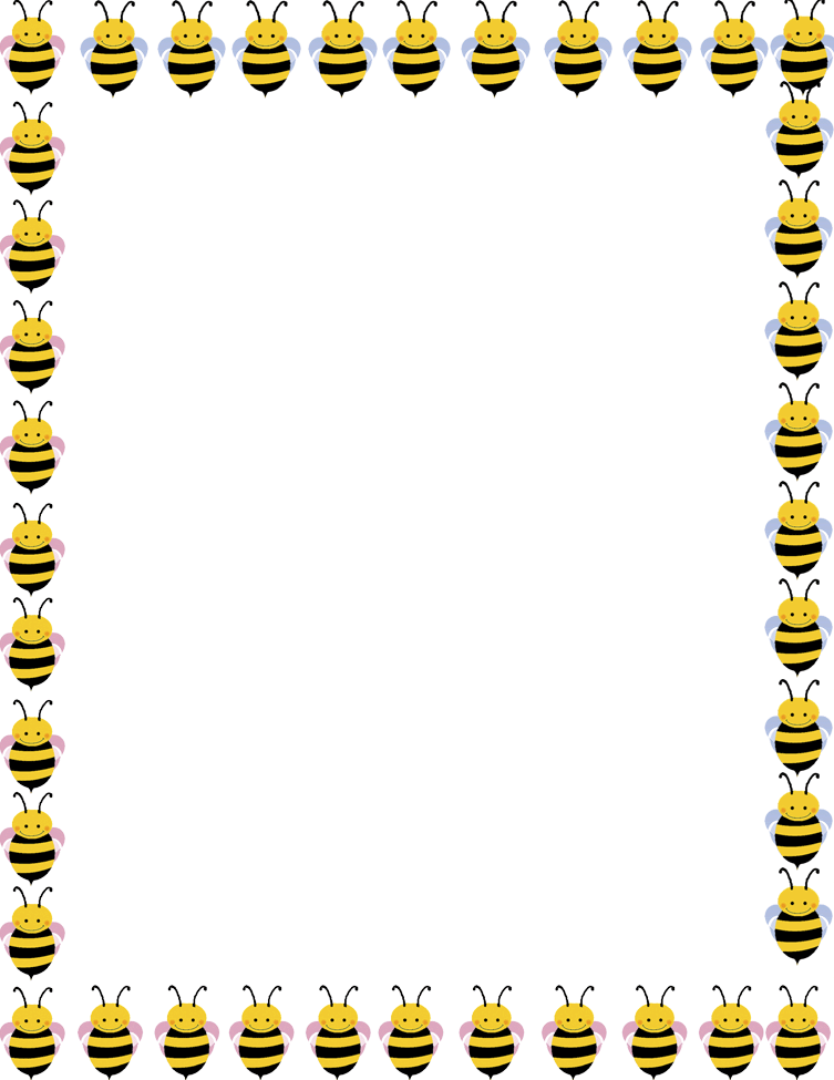 clipart bee border - photo #1